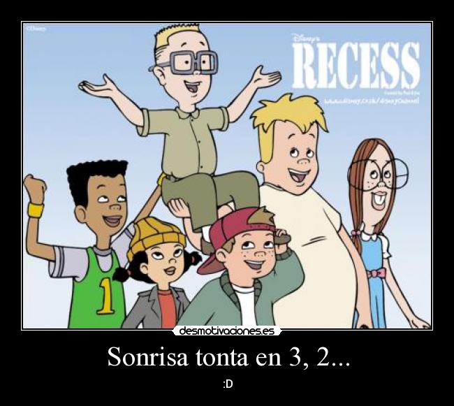 Sonrisa tonta en 3, 2... - 
