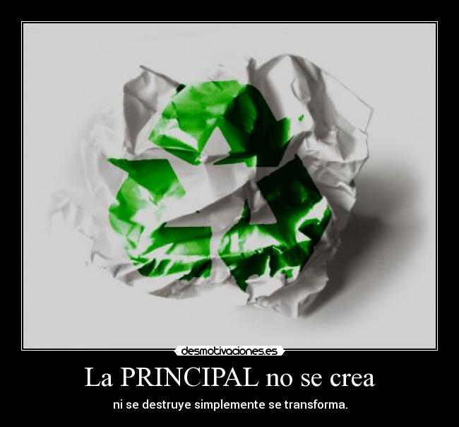 La PRINCIPAL no se crea - 