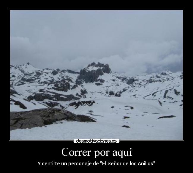 Correr por aquí -