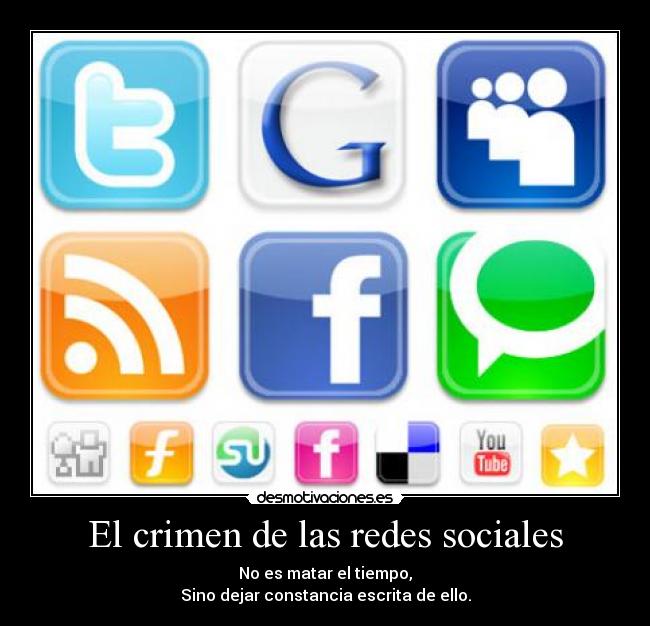 carteles redes sociales desmotivaciones