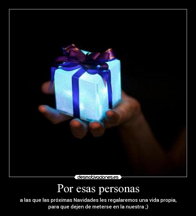 Por esas personas - 