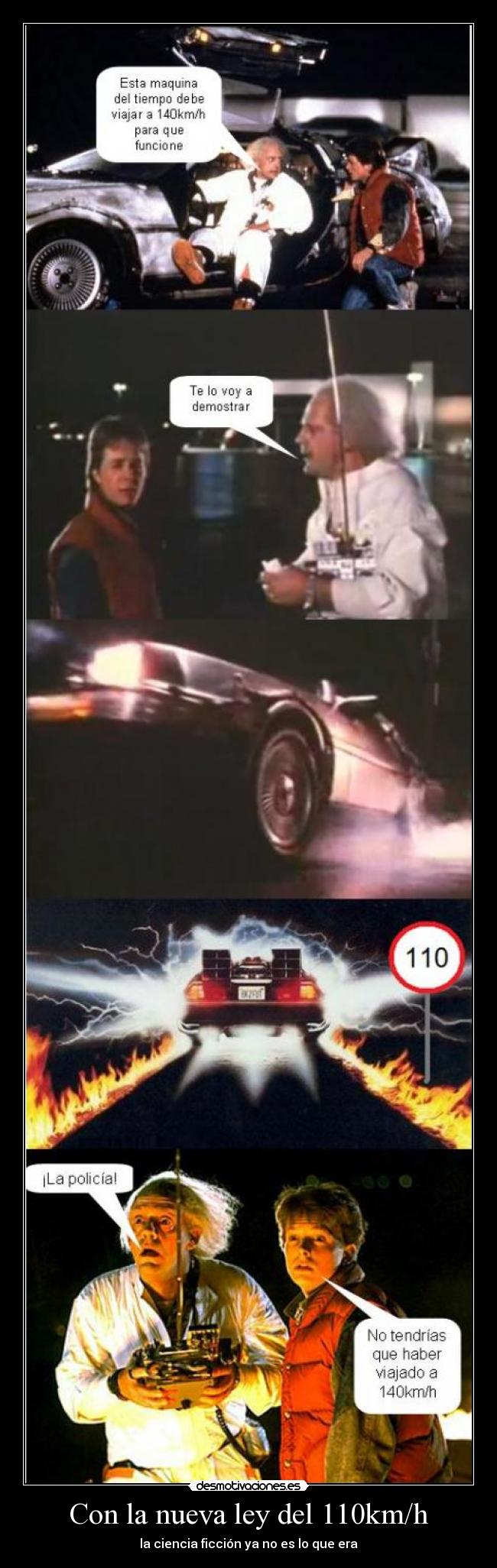 Con la nueva ley del 110km/h - la ciencia ficción ya no es lo que era