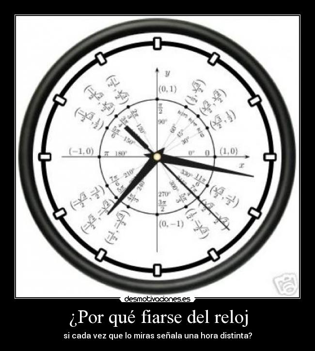 ¿Por qué fiarse del reloj - 