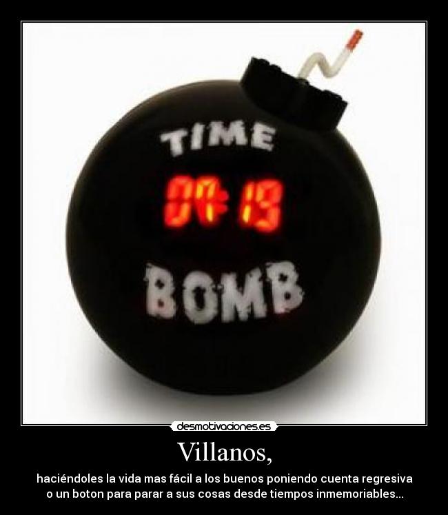 carteles hay villanos desmotivaciones