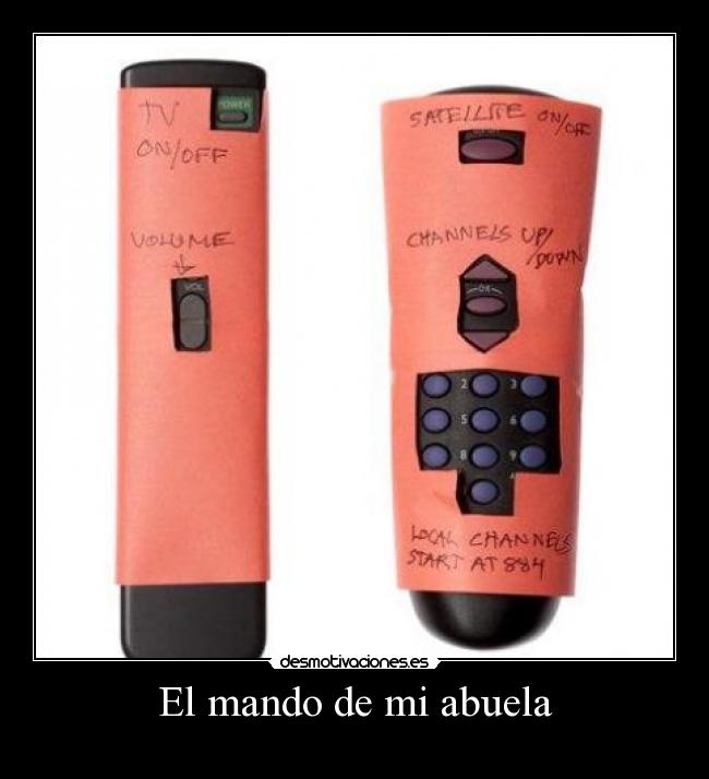 El mando de mi abuela -