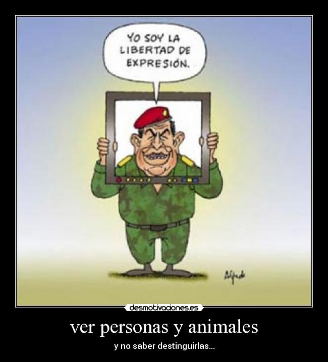 ver personas y animales -