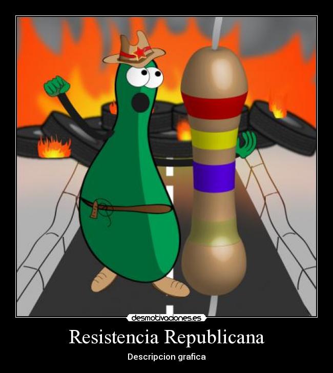 Resistencia Republicana - Descripcion grafica