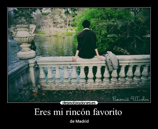 Eres mi rincón favorito - de Madrid