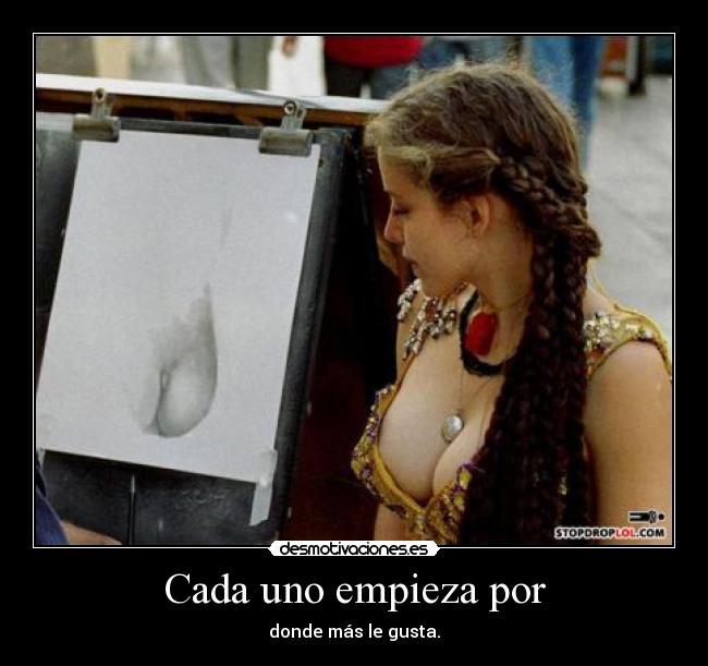 carteles retrato tetas desmotivaciones
