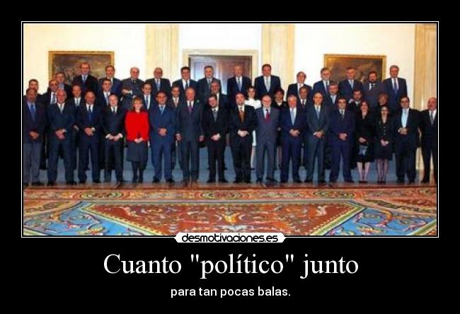 Cuanto político junto -