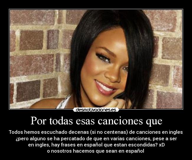 Por todas esas canciones que - 