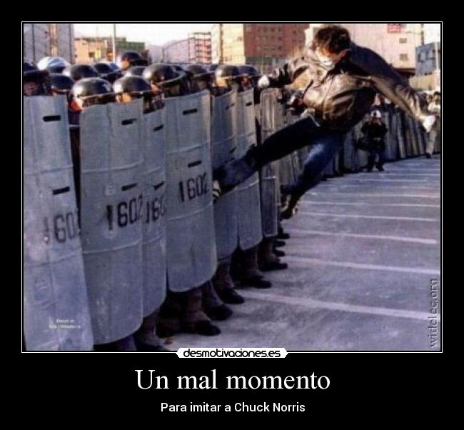 Un mal momento -
