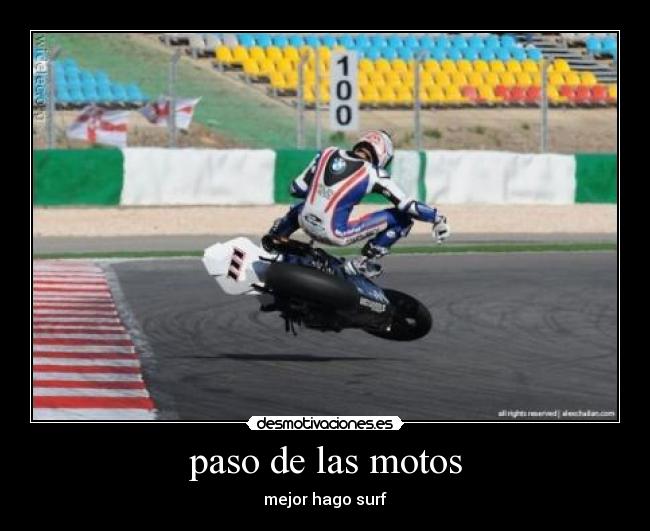 paso de las motos -