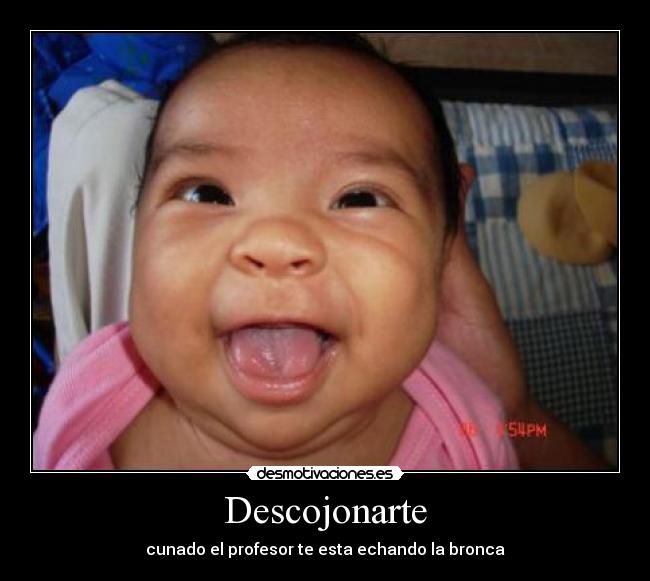 Descojonarte - cunado el profesor te esta echando la bronca