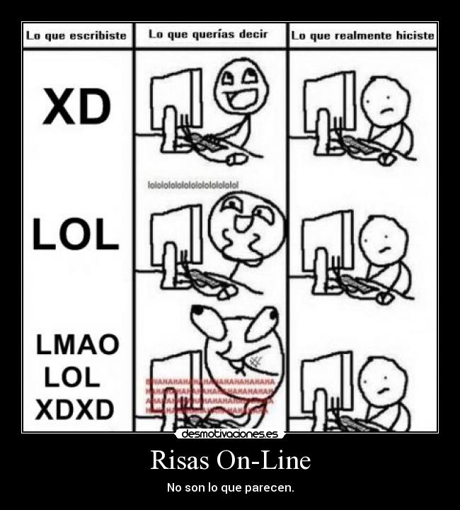 Risas On-Line - No son lo que parecen.