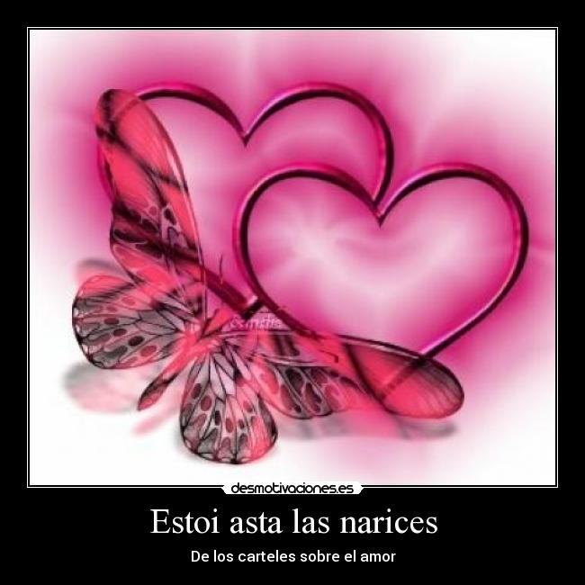 Estoi asta las narices -