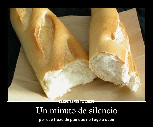 Un minuto de silencio -