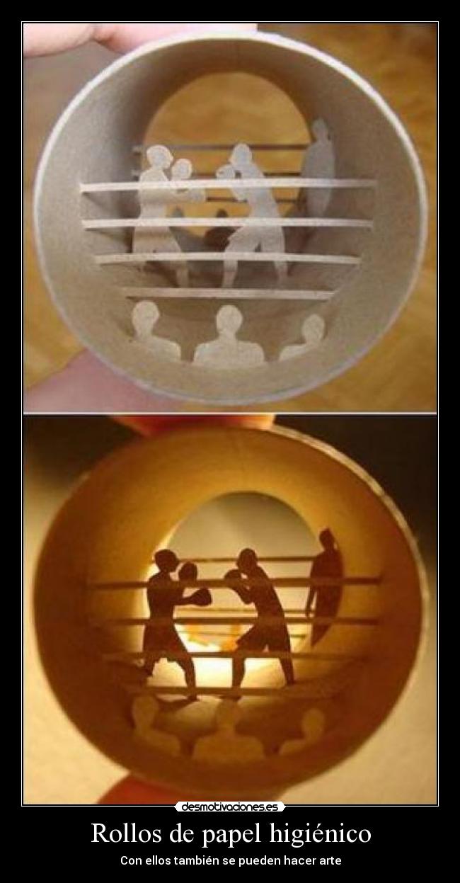 carteles rollos papel higienico arte desmotivaciones