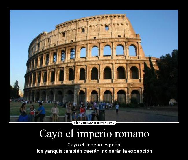 Cayó el imperio romano -