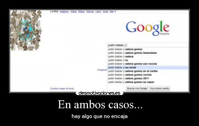 En ambos casos... - hay algo que no encaja