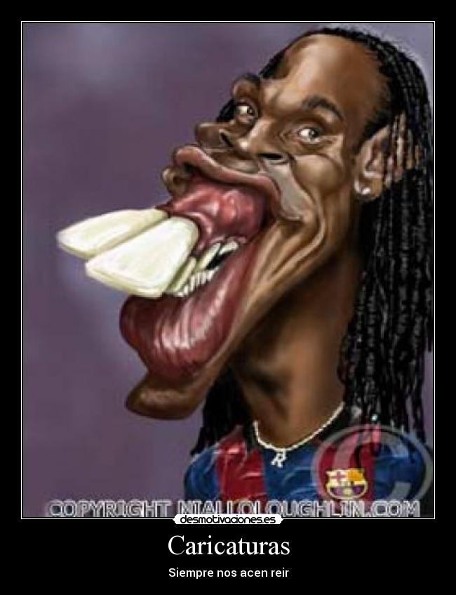 carteles caricaturas ronaldinho desmotivaciones