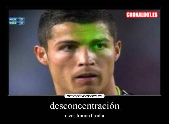 desconcentración - nivel: franco tirador