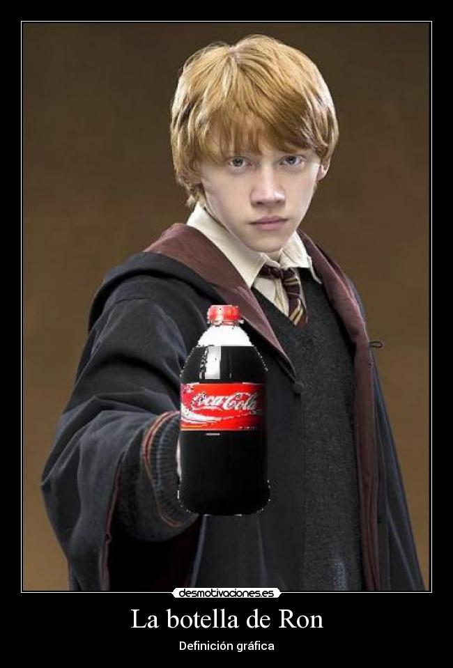 La botella de Ron - Definición gráfica