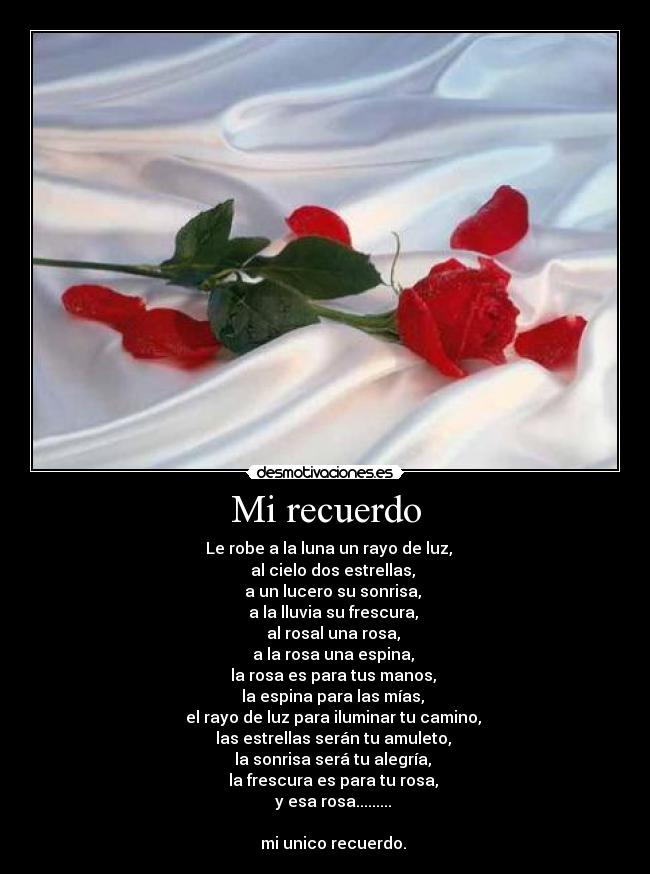 Mi recuerdo - 