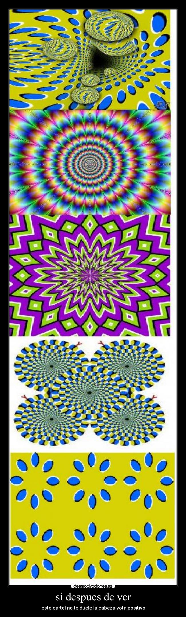 si despues de ver - este cartel no te duele la cabeza vota positivo