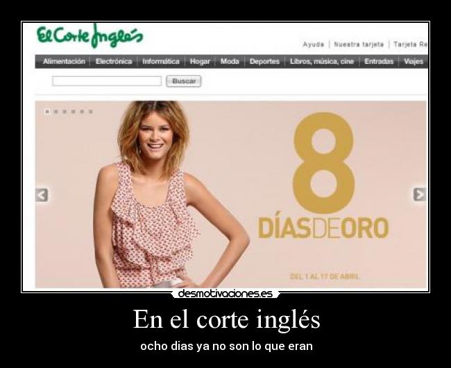 En el corte inglés -