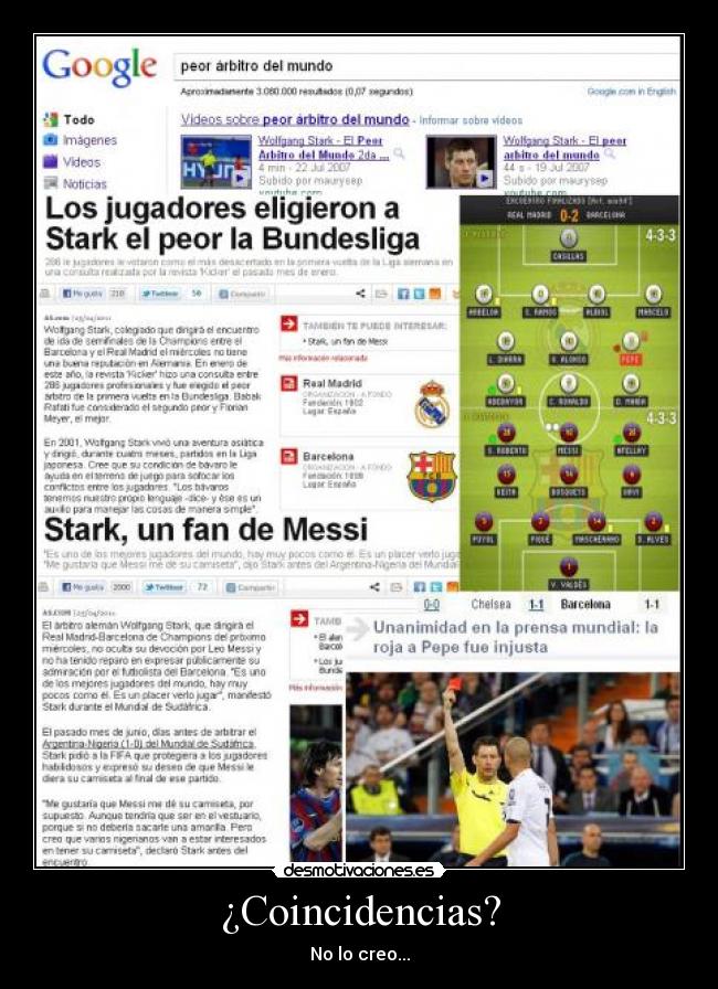 ¿Coincidencias? - 