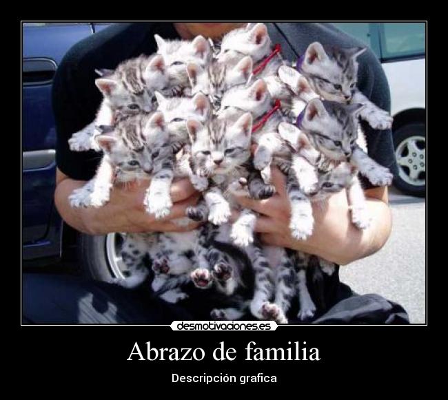 Abrazo de familia -
