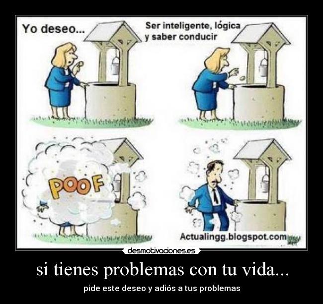 carteles problemas vida deseos desmotivaciones