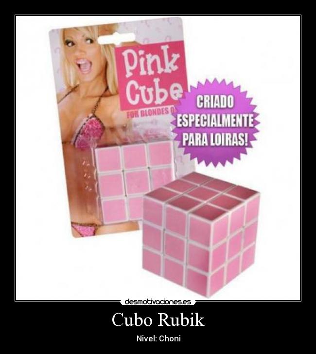 Cubo Rubik - Nivel: Choni