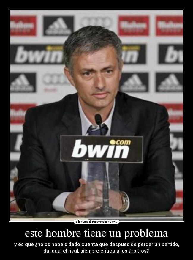 este hombre tiene un problema - 