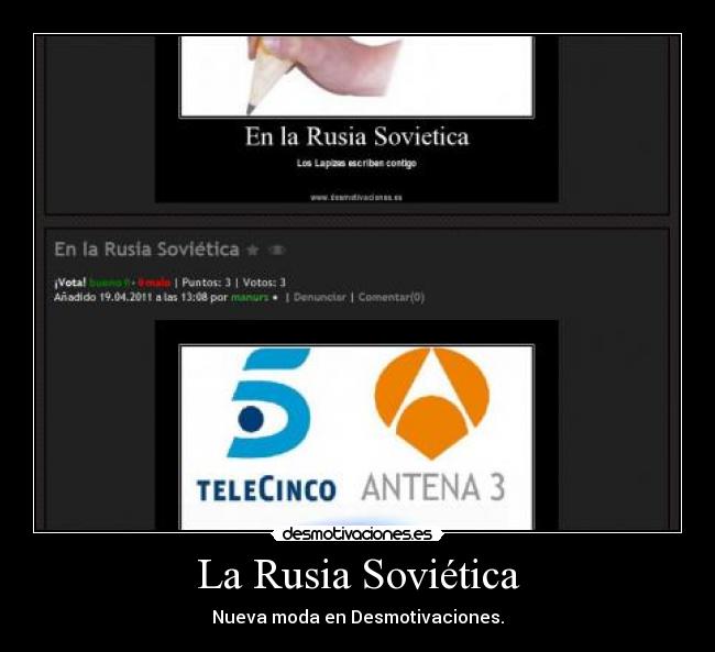 La Rusia Soviética - Nueva moda en Desmotivaciones.