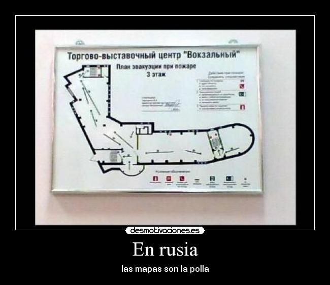 En rusia - las mapas son la polla