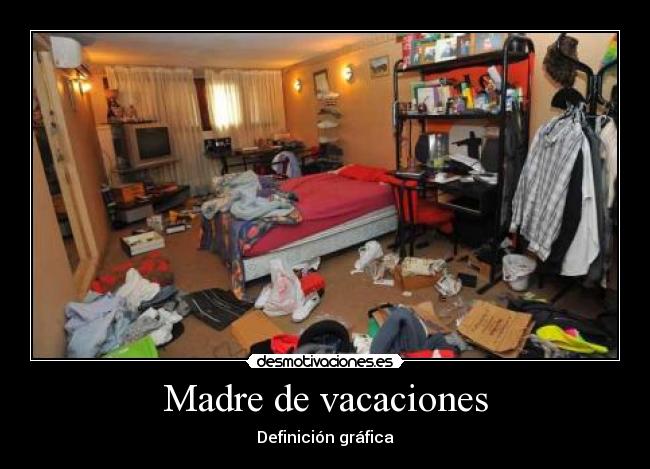Madre de vacaciones - Definición gráfica