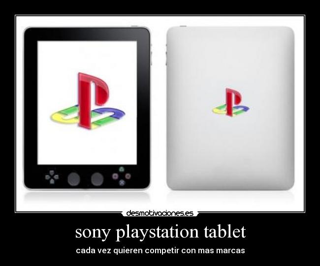 sony playstation tablet - cada vez quieren competir con mas marcas