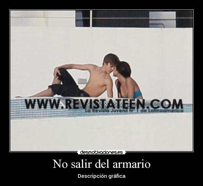 No salir del armario - Descripción gráfica