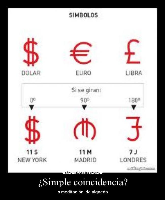 ¿Simple coincidencia? - o meditación  de alqaeda