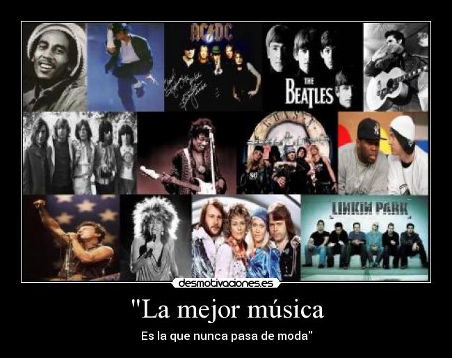 La mejor música -
