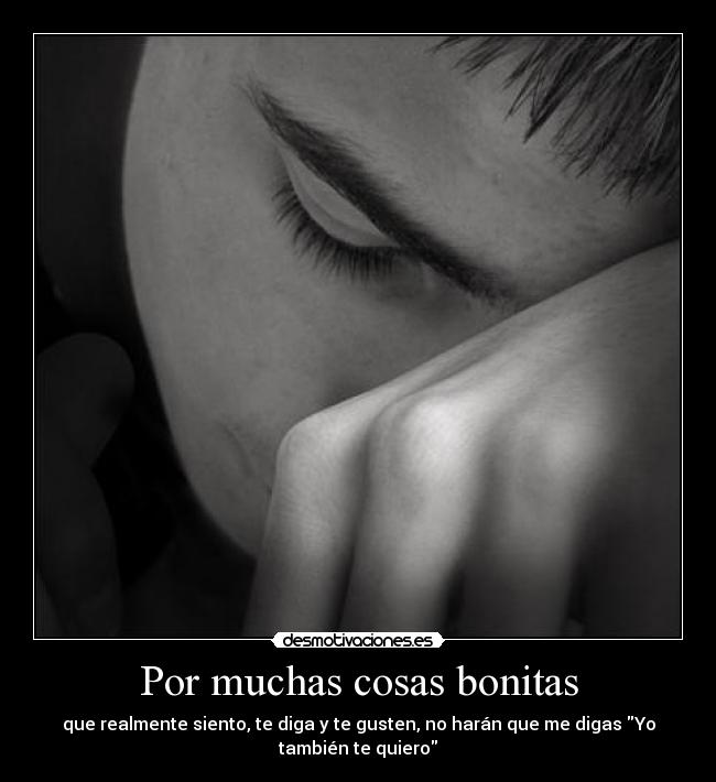 Por muchas cosas bonitas - 