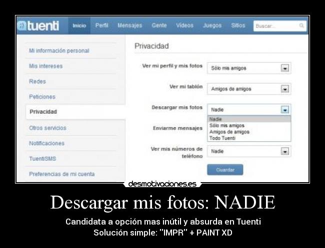 Descargar mis fotos: NADIE -