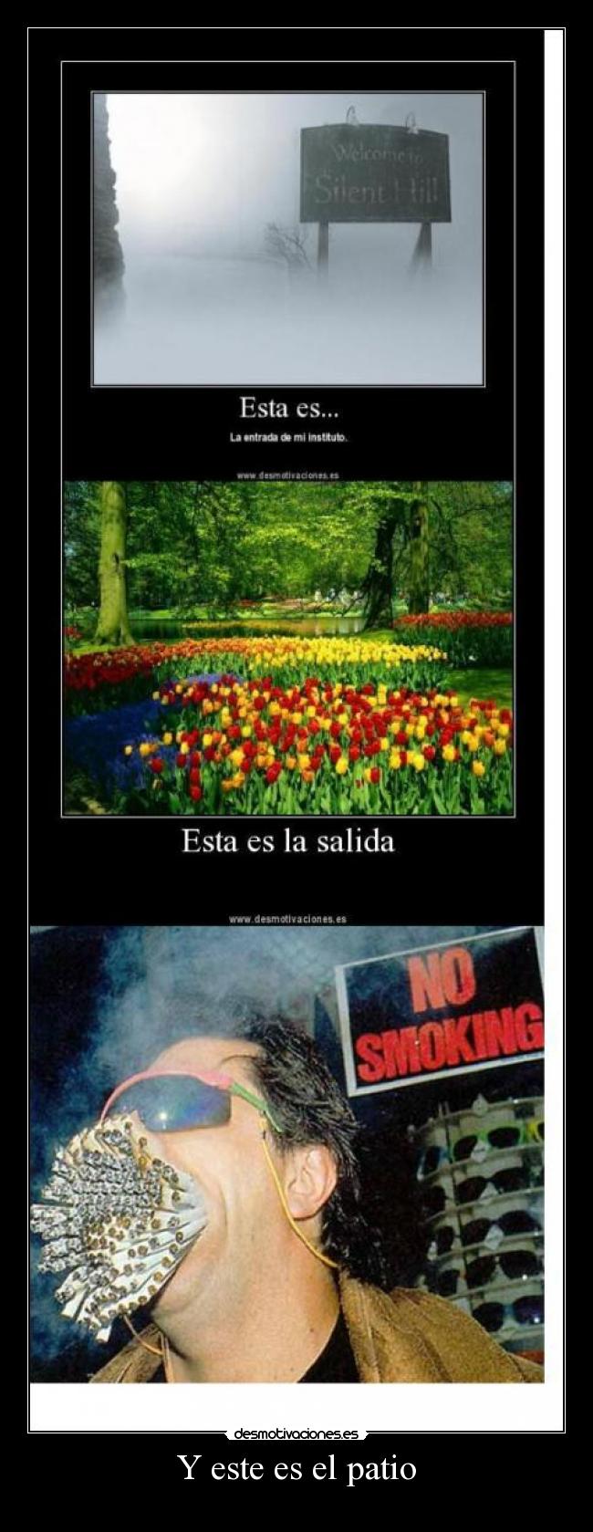 Y este es el patio -