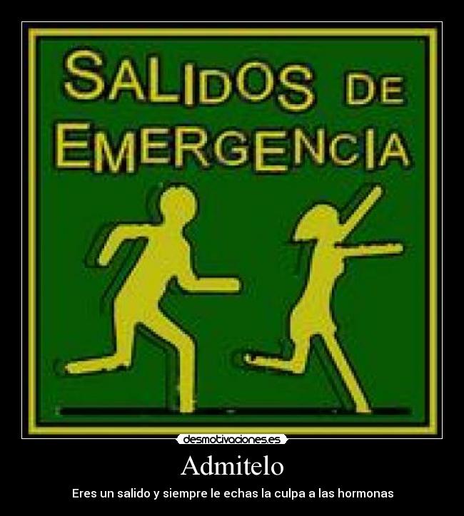 carteles hormonas admitelo salidos desmotivaciones