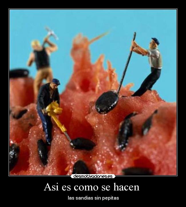 carteles sandia desmotivaciones