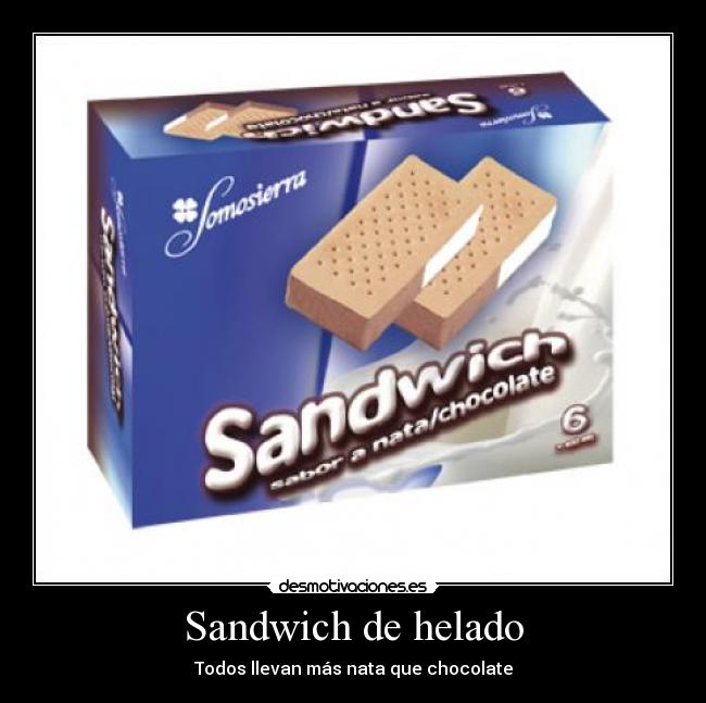 Sandwich de helado - 