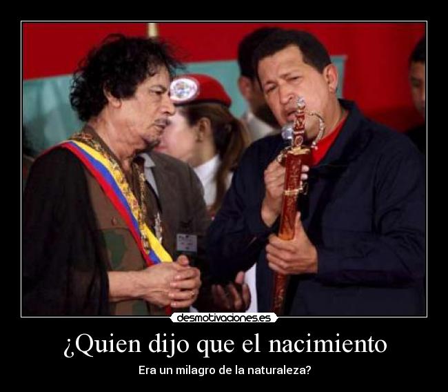 ¿Quien dijo que el nacimiento -