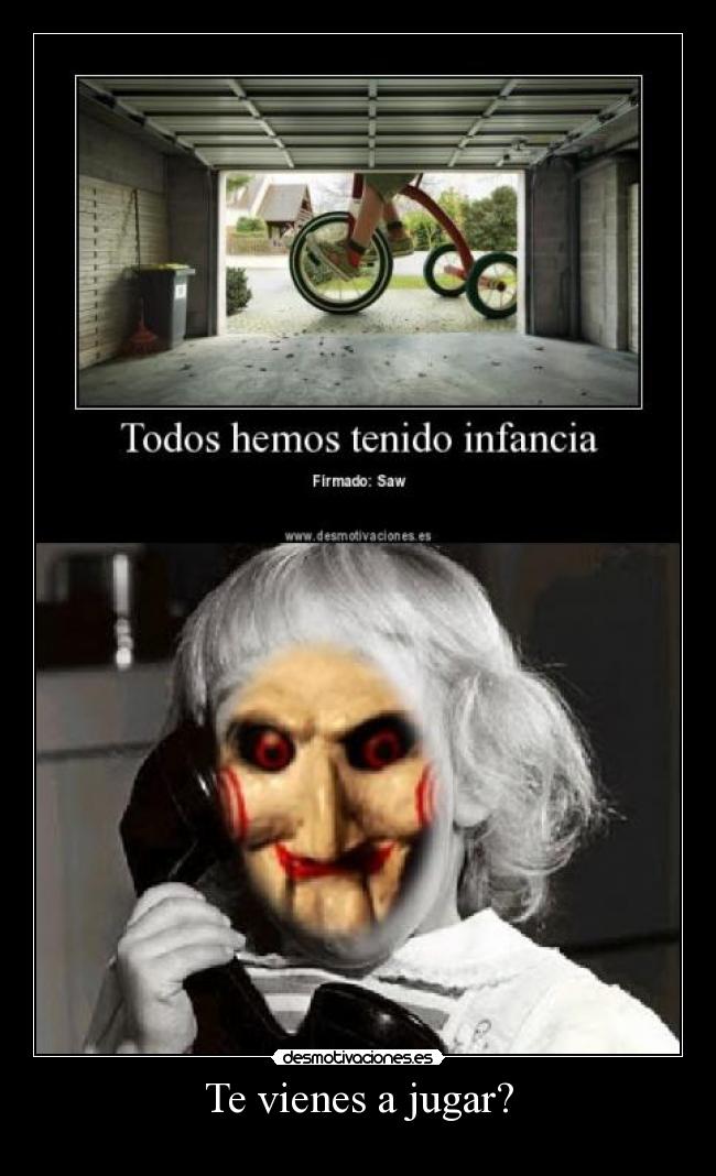 carteles saw desmotivaciones